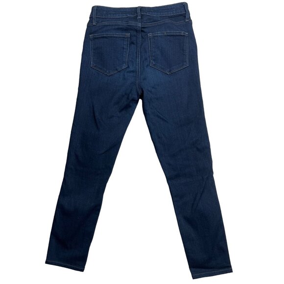 Paige Woman's Dark Blue High Rise Jeans Size 27 - Picture 4 of 9